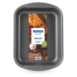 Assadeira Funda Tramontina Alumínio Revestimento Antiaderente Starflon T1 Grafite 34 Cm 4,9 L Tramon - 2