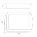 Ver imagem 3 de Assadeira Funda Tramontina Alumínio Revestimento Antiaderente Starflon T1 Grafite 34 Cm 4,9 L Tramon