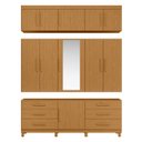 Ver imagem 6 de Guarda Roupa Casal 201cm 11 Portas Thony A02 Cinamomo - Mpozenato