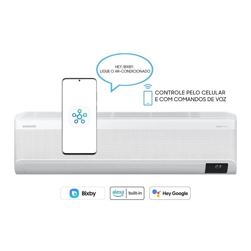 Ar Condicionado Split Inverter Samsung Windfree Connect 18000 Btus Frio 220v Ar18cvfaawknaz - 4