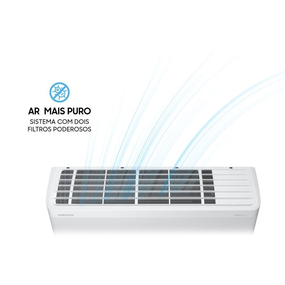 Ar Condicionado Split Inverter Samsung Windfree Connect 18000 Btus Frio 220v Ar18cvfaawknaz - 6