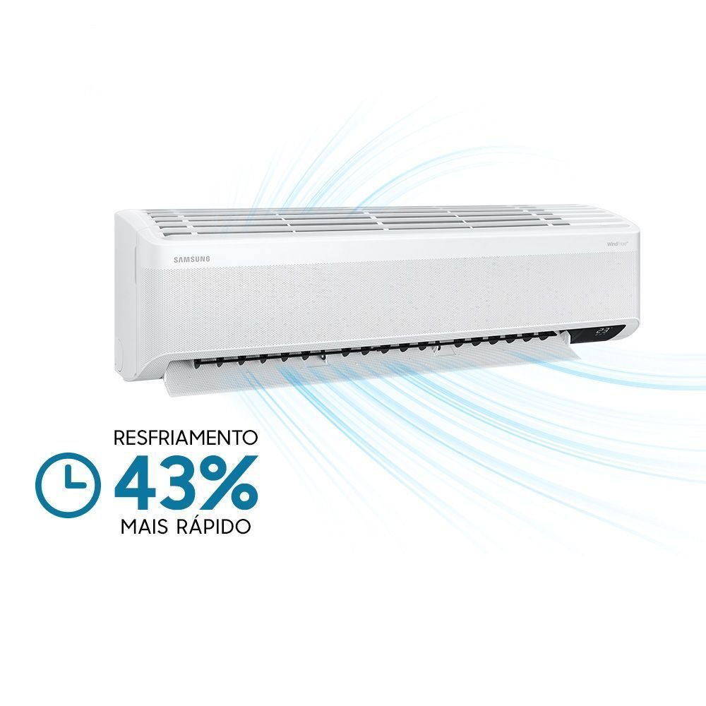 Ar Condicionado Split Inverter Samsung Windfree Connect 18000 Btus Frio 220v Ar18cvfaawknaz - 5