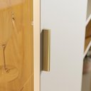 Ver imagem 5 de Cristaleira Sena 2 Portas 3 Prateleiras MDP com LED Off White Matte-Freijó Colibri Móveis