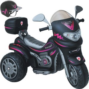 Moto Eletrica Biemme Sprint Turbo 12v Capacete Preta Girl