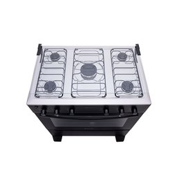 Fogão 5 Bocas Atlas Mônaco Plus Preto com Acendimento Automático e Mesa Inox - 3