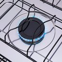 Ver imagem 4 de Fogão 5 Bocas Atlas Mônaco Plus Preto com Acendimento Automático e Mesa Inox