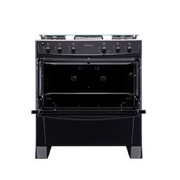 Fogão 5 Bocas Atlas Mônaco Plus Preto com Acendimento Automático e Mesa Inox - 6