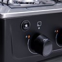 Ver imagem 5 de Fogão 5 Bocas Atlas Mônaco Plus Preto com Acendimento Automático e Mesa Inox