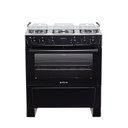 Ver imagem 2 de Fogão 5 Bocas Atlas Mônaco Plus Preto com Acendimento Automático e Mesa Inox