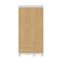 Ver imagem 7 de Guarda-roupa Infantil 92cm 3 Portas e 2 Gavetas Dengo Multimóveis Mp4437 Branco/madeirado