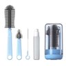 Kit Escova de Limpeza 4 em 1 Mamadeira Garrafa Copo Bebe Criança Higiene Limpeza Bolsa Mala Portatil - 1