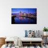 Quadro Decorativo Tela Canvas Urbanismo Blue City - 200x100 Cm - 5