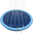 Ver imagem 4 de Tapete Chafariz Refrescante Pet Animal Infantil Verao Piscina Jardim Casa Quintal Calor Sol Diversao