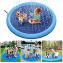 Ver imagem 2 de Tapete Chafariz Refrescante Pet Animal Infantil Verao Piscina Jardim Casa Quintal Calor Sol Diversao