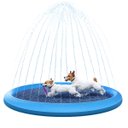 Ver imagem 1 de Tapete Chafariz Refrescante Pet Animal Infantil Verao Piscina Jardim Casa Quintal Calor Sol Diversao