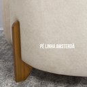 Ver imagem 4 de Sofá Orgânico 2LUGARES c/2ALMOFADAS Curvo Sala Recepção Amsterdã Boucle Terracota - Montanaris Decor