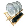 Escorredor Dobrável de Louças Pratos Copos 100% Bambu Grande Casita Escorredor Prato, Escorredor pra - 4