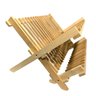 Escorredor Dobrável de Louças Pratos Copos 100% Bambu Grande Casita Escorredor Prato, Escorredor pra - 3