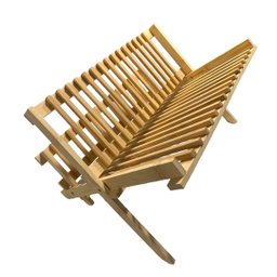 Escorredor Dobrável de Louças Pratos Copos 100% Bambu Grande Casita Escorredor Prato, Escorredor pra - 7