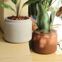 Ver imagem 2 de Vaso para Plantas Latte 55 Aço Corten - Japi