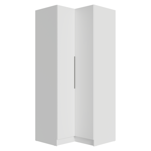 Guarda-roupa Modulado de Canto 2 Portas Branco Neo Madesa