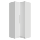 Ver imagem 1 de Guarda-roupa Modulado de Canto 2 Portas Branco Neo Madesa