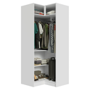 Ver imagem 5 de Guarda-roupa Modulado de Canto 2 Portas Branco Neo Madesa