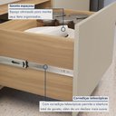 Ver imagem 5 de Balcão Forno 1 Gaveta Rainha 70cm 100% MDF Nesher Cinza/Nature/Greige