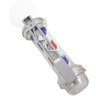 2 Barber Pole Poste Barbearia Giratório Iluminado 75cm com Globo Barbeiro Colorido Megan Cb75 - 4