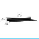 Ver imagem 3 de Tampo para Balcão de Cozinha Sabrina 120 X 52 Cm Mdp Preto 0497 Menu