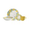 Aparelho de Jantar 16 Peças Cerâmica Alice Amarelo - 1