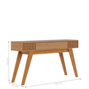 Ver imagem 4 de Conjunto de Buffet e Painel Casa Prisma Off White Matte