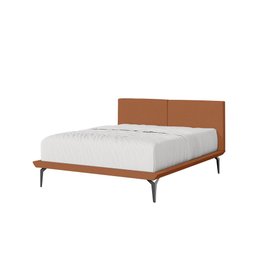 Estrutura para Cama Japonesa Toquio Queen com Cabeceira Almofada Linho Telha - 3