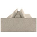 Ver imagem 4 de Sofá Ilha Modular para Sala 312cm com Puff Dublin K01 Linho Bege - Lyam Decor