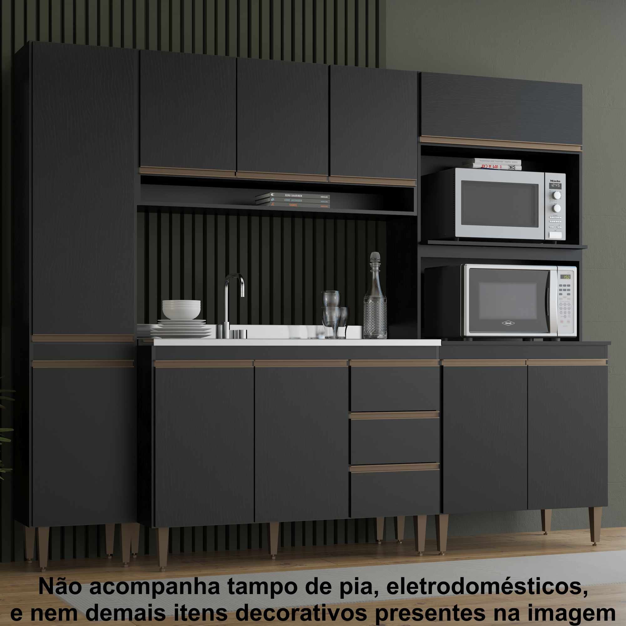 Conjunto Armários de Cozinha Modulada 4 Peças 2,40m Cj30-001 Semplicitá Móveis é ruim? Conjunto Armários de Cozinha Modulada 4 Peças 2,40m Cj30-001 Semplicitá Móveis é boa?