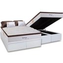 Ver imagem 1 de Cama Box Baú King: Colchão Molas Masterpocket Ensacadas Herval Maxspring Edimburgo + Base Crc