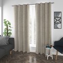 Ver imagem 2 de Cortina Blackout Linho 2,80 X 1,70m Tecido Corta Luz Sala Caqui