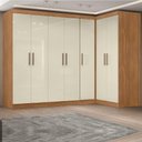 Ver imagem 1 de Quarto Modulado de Canto Madrid com 7 Portas Maxel
