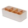 Caixa Organizadora Retangular 8 Divisórias Madeira Oga07010 - 1