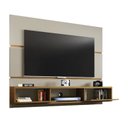Ver imagem 2 de Painel Tv Âmbar 2 Portas Off White/cinamomo/ripado - Bechara