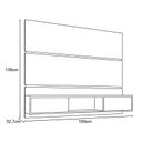 Ver imagem 4 de Painel Tv Âmbar 2 Portas Off White/cinamomo/ripado - Bechara