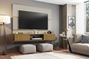 Ver imagem 3 de Painel Tv Âmbar 2 Portas Off White/cinamomo/ripado - Bechara
