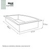 Nicho Para Banheiro em Plástico Injetado Max 60x27 Branco - Cozimax - 5