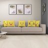 Capas de Almofadas Coloridas Digital Emoji Kit 5 Peças Estampadas Decorativas Sala Quarto Sofá Cama - 2
