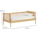 Ver imagem 4 de Cama Solteiro Babá em Madeira Maciça Cor Carvalho Malva