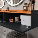 Ver imagem 7 de Penteadeira Camarim Decor Suspensa Mesa Bancada Cantinho Maquiagem Porta Nicho Decoração Quarto