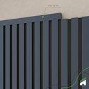Ver imagem 2 de Eva Rodape Acabamento Ripado Laminado 2,5m - Urban Blue
