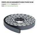 Ver imagem 3 de Eva Rodape Acabamento Ripado Laminado 2,5m - Urban Blue