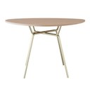 Ver imagem 3 de Mesa de Jantar Orgânica 120cm Barcelona Marrom/Nogueira