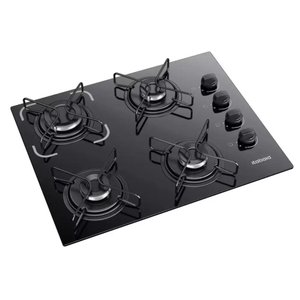 Cooktop Itatiaia 4 Bocas Essencial Mesa de Vidro Preto - Bivolt
